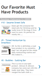 Mobile Screenshot of favoritemust-haveproducts.blogspot.com