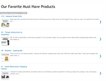 Tablet Screenshot of favoritemust-haveproducts.blogspot.com