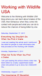 Mobile Screenshot of livingwithwildlifeusa.blogspot.com
