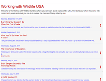 Tablet Screenshot of livingwithwildlifeusa.blogspot.com