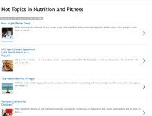 Tablet Screenshot of andreahealthandfitness.blogspot.com