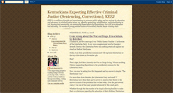 Desktop Screenshot of kentuckiansforsentencingreform.blogspot.com