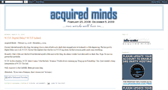 Desktop Screenshot of acquiredminds.blogspot.com