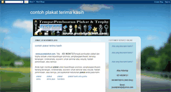 Desktop Screenshot of contohplakatterimakasih.blogspot.com