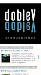 Mobile Screenshot of doblevproducciones.blogspot.com