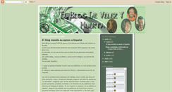 Desktop Screenshot of elblogdevelezyhuerta.blogspot.com