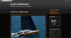 Desktop Screenshot of luxurycatamaran.blogspot.com