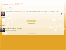 Tablet Screenshot of pharmacologyhsc1149.blogspot.com