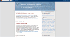 Desktop Screenshot of agencje-interaktywne.blogspot.com