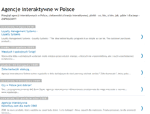 Tablet Screenshot of agencje-interaktywne.blogspot.com