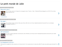 Tablet Screenshot of petitmondedejulie.blogspot.com