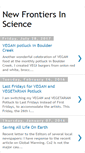 Mobile Screenshot of newfrontiersinscience.blogspot.com