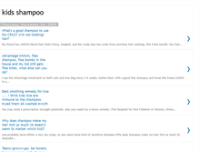 Tablet Screenshot of kids-shampoo-dfw.blogspot.com