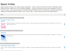Tablet Screenshot of maisqueamigosquaseirmaos.blogspot.com