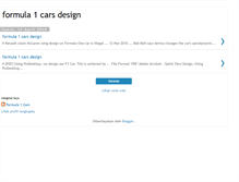 Tablet Screenshot of formula1carsdesign.blogspot.com