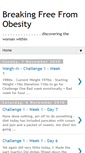 Mobile Screenshot of breakingfreefromobesity.blogspot.com
