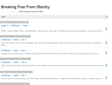 Tablet Screenshot of breakingfreefromobesity.blogspot.com