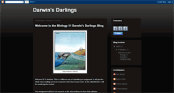 Desktop Screenshot of darwinsdarlings.blogspot.com