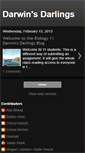 Mobile Screenshot of darwinsdarlings.blogspot.com
