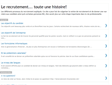 Tablet Screenshot of lerecrutement.blogspot.com