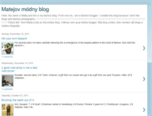 Tablet Screenshot of matejovmodnyblog.blogspot.com