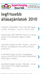 Mobile Screenshot of allasajanlatok2010.blogspot.com