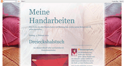 Desktop Screenshot of lessert-handarbeiten.blogspot.com