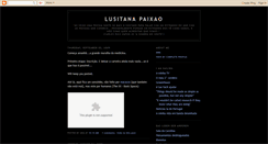 Desktop Screenshot of lusitpaixao.blogspot.com