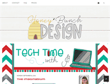 Tablet Screenshot of honeybunchblogdesign.blogspot.com