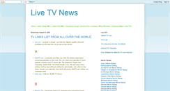 Desktop Screenshot of livetvnews.blogspot.com