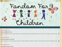 Tablet Screenshot of fandom4children.blogspot.com