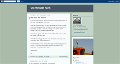 Desktop Screenshot of oldwebsterfarm.blogspot.com