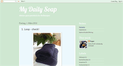 Desktop Screenshot of mydailysoap.blogspot.com