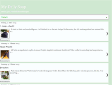 Tablet Screenshot of mydailysoap.blogspot.com