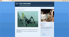 Desktop Screenshot of loner-ironman.blogspot.com