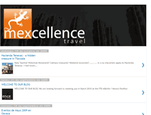 Tablet Screenshot of mexcellencetravel.blogspot.com