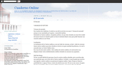 Desktop Screenshot of cuadernonline.blogspot.com