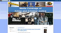Desktop Screenshot of mediacriminaljustice.blogspot.com