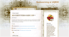 Desktop Screenshot of bookwormingatuqroo.blogspot.com