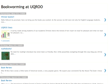 Tablet Screenshot of bookwormingatuqroo.blogspot.com