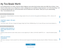 Tablet Screenshot of mytwobeadsworth.blogspot.com