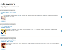 Tablet Screenshot of cute-awesome.blogspot.com