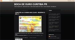 Desktop Screenshot of bocadeourocuritibapr.blogspot.com