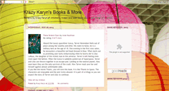 Desktop Screenshot of krazykarynsbooks.blogspot.com