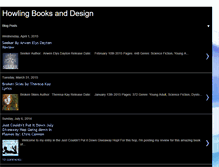 Tablet Screenshot of howlingbooksanddesign.blogspot.com