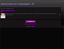 Tablet Screenshot of apaixonadapormaquiagemjp.blogspot.com