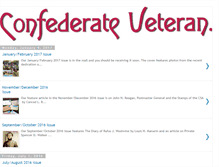 Tablet Screenshot of confederateveteran.blogspot.com