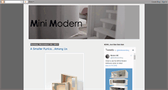 Desktop Screenshot of minimodern.blogspot.com