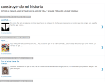 Tablet Screenshot of construyendomihistoria.blogspot.com