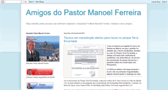 Desktop Screenshot of amigosdopastormanoelferreira.blogspot.com